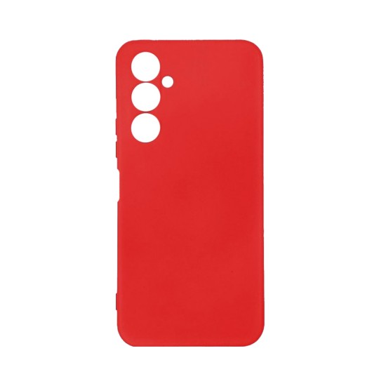 Capa de Silicone com Moldura de Câmera para Samsung Galaxy A25 5G Vermelho